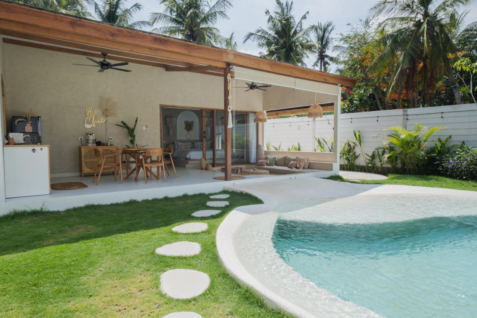 Gili Boho Villas - Aesthetic Private Pool Villas Gili Trawangan Bagian luar foto